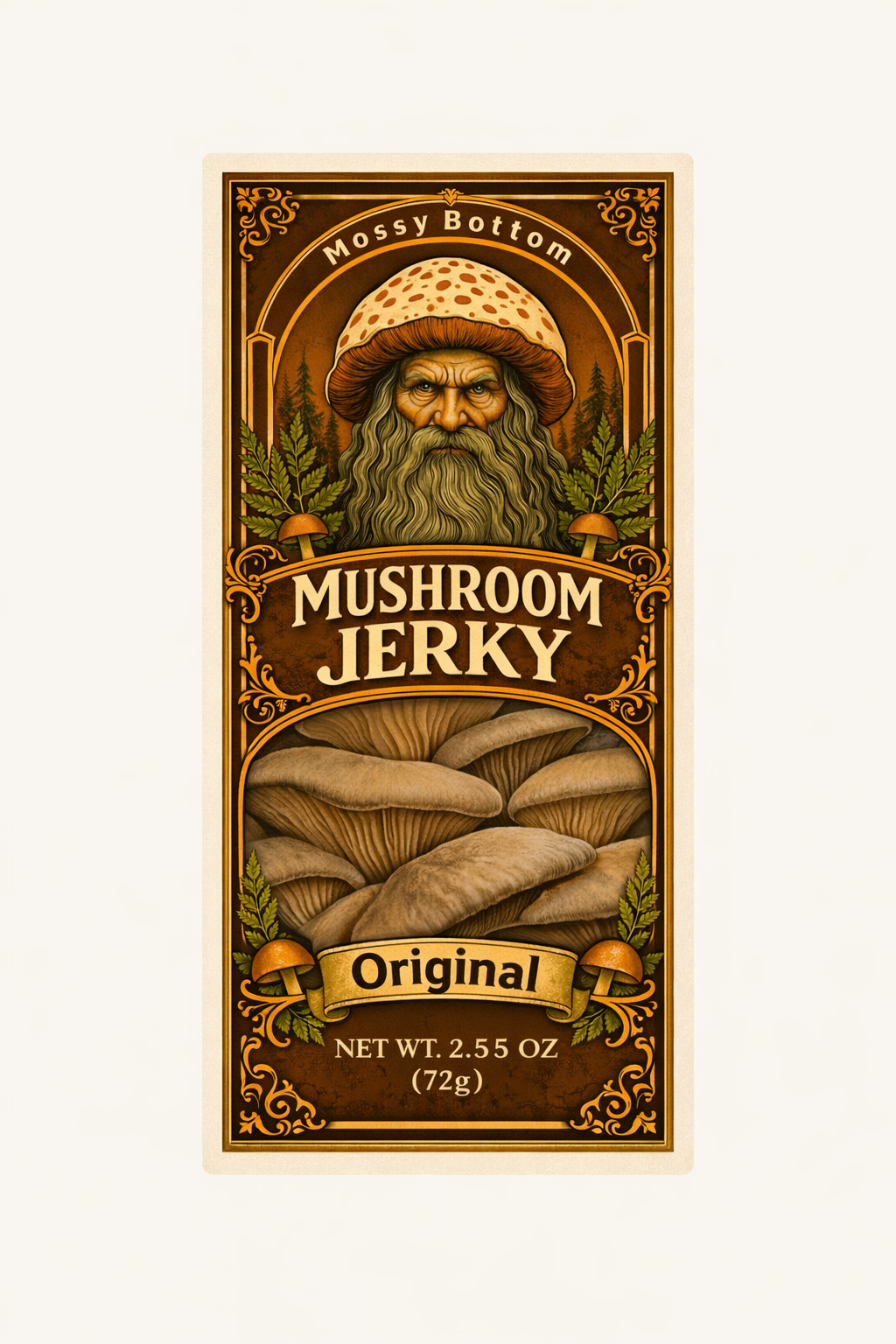 Original Mushroom Jerky — Savory, Umami-Rich, Slow-Cooked