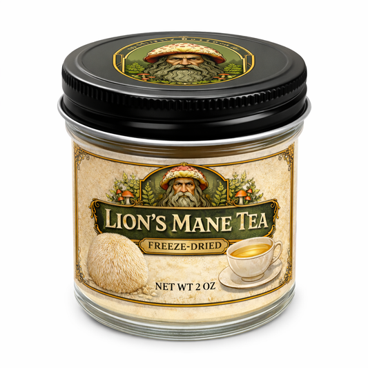 Freeze-Dried Lion’s Mane Tea Powder